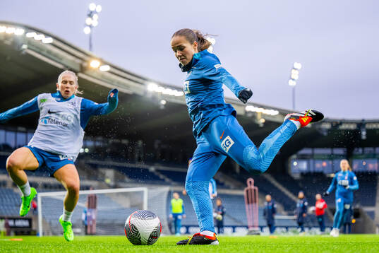 Guro Reiten of the Norwegian women's national football team