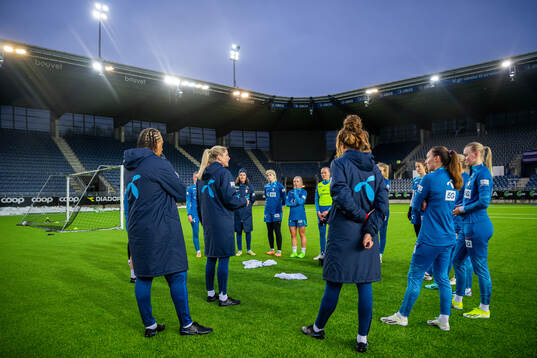 Gemma Grainger, head coach of the Norwegian women's