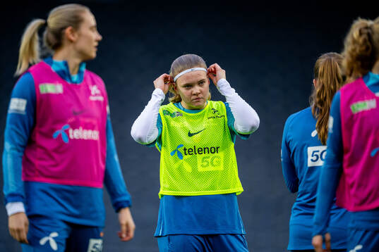 Signe Gaupset of the Norwegian women's national football