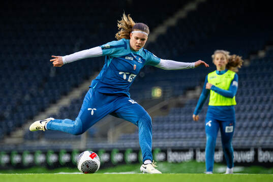 Signe Gaupset of the Norwegian women's national football