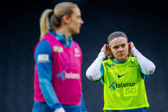 Signe Gaupset of the Norwegian women's national football
