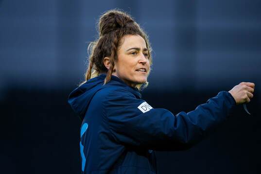Frankie Hunter, fitness coach of the Norwegian women's