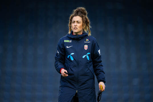 Frankie Hunter, fitness coach of the Norwegian women's