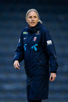 Gemma Grainger, head coach of the Norwegian women's