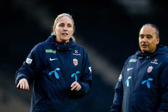 Gemma Grainger, head coach of the Norwegian women's
