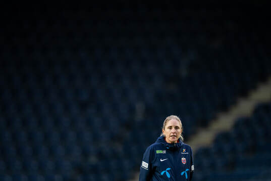 Gemma Grainger, head coach of the Norwegian women's