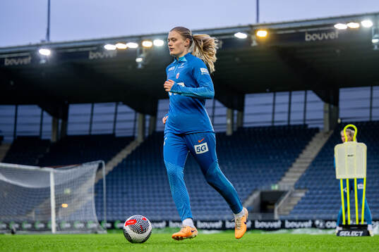 Mathilde Harviken of the Norwegian women's national