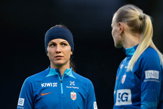 Tuva Hansen of the Norwegian women's national football team