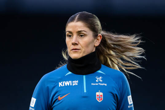 Maren Mjelde of the Norwegian women's national football team