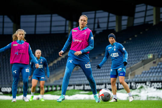 Lisa Fjeldstad Naalsund of the Norwegian women's national