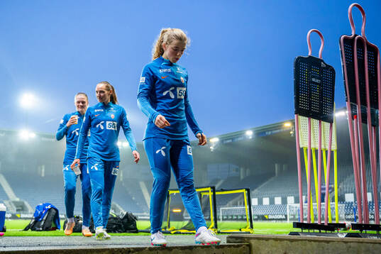 Justine Kielland of the Norwegian women's national football