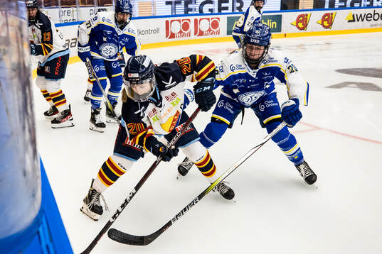 Djurgårdens Brette Pettet och Leksands Tatum Amy