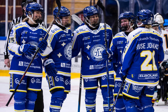 Leksands Nathalie Lidman jublar