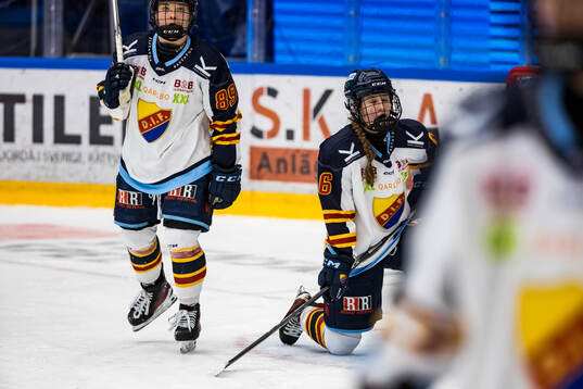 Djurgårdens Madeline Posick deppar
