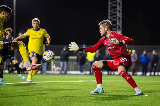 Ängelholms målvakt Robin Streifert