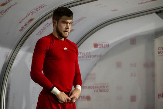 Ängelholms målvakt Robin Streifert