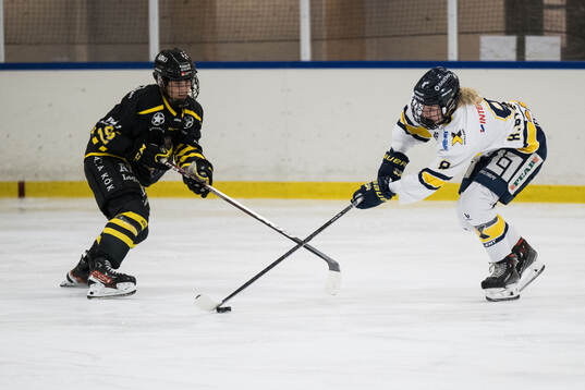 AIKs Felicia Öhrqvist och HV71s Hilda Svensson