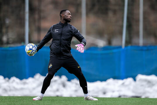 AIKs målvakt Ismael Diawara