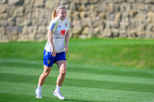 Anna Anvegård of Sweden of the women's national football