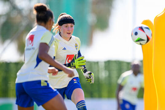 Tove Enblom of Sweden of the women's national football team