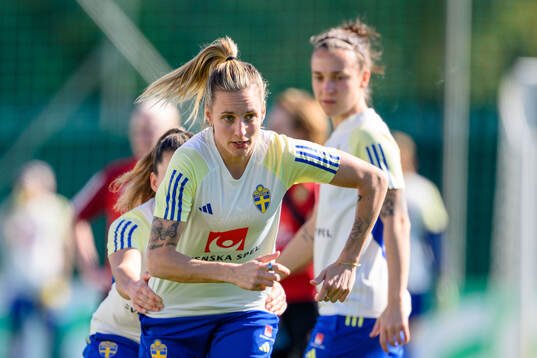 Nathalie Björn of Sweden of the women's national football