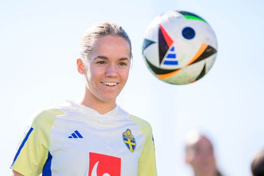 Hanna Lundkvist of Sweden of the women's national football