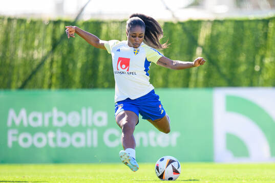 Monica Jusu Bah of Sweden of the women's national football