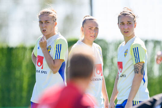 Filippa Angeldahl, Hanna Bennison and Julia Zigiotti Olme