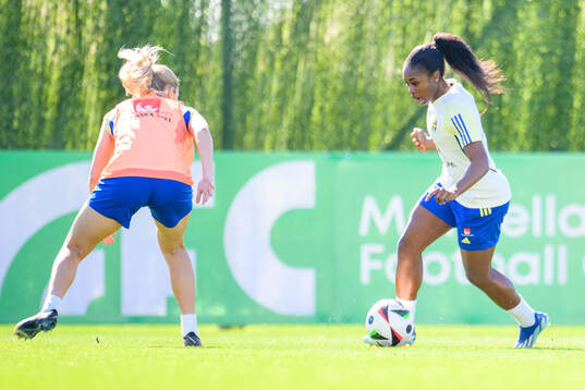 Monica Jusu Bah of Sweden of the women's national football