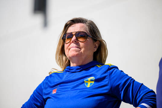Team manager Marika Domanski Lyfors of the women's national