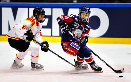 Brynäs Annie Silén och Linköpings Haruka Toko