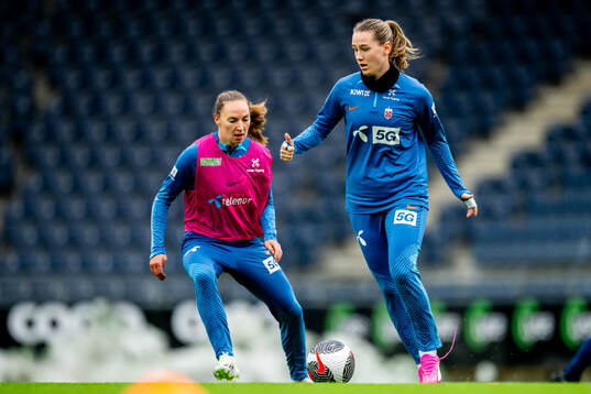 Marit Bratberg Lund and Elisabeth Terland of the Norwegian