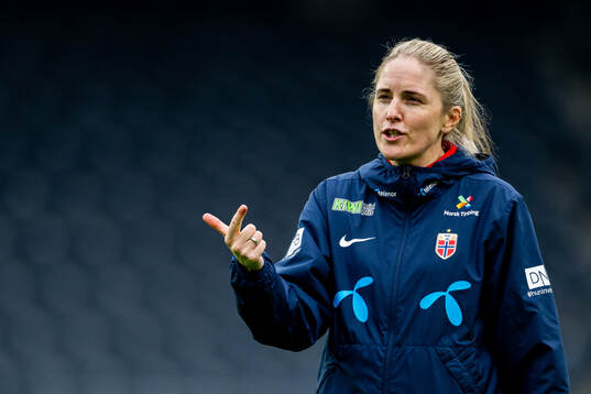 Gemma Grainger, head coach of the Norwegian women's