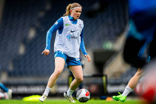 Signe Gaupset of the Norwegian women's national football