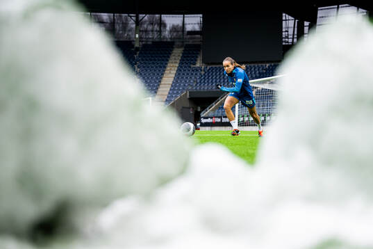 Guro Reiten of the Norwegian women's national football team