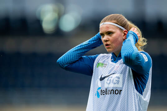 Signe Gaupset of the Norwegian women's national football
