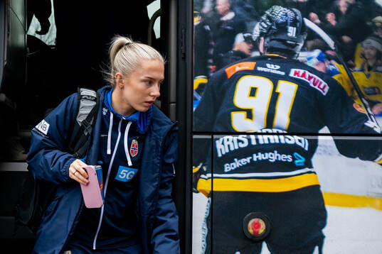 Thea Bjelde of the Norwegian women's national football team