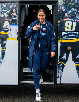 Tuva Hansen of the Norwegian women's national football team