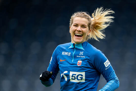 Ada Hegerberg of the Norwegian women's national football