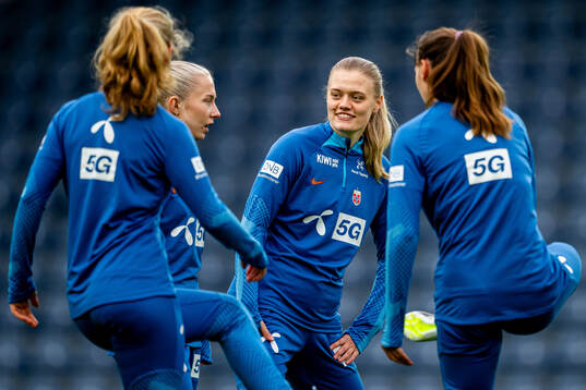 Mathilde Harviken of the Norwegian women's national