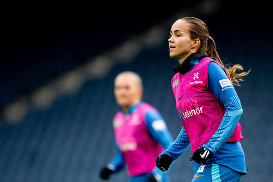 Guro Reiten of the Norwegian women's national football team