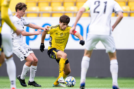 Odds Filip Rønningen Jørgensen och Elfsborgs Besfort