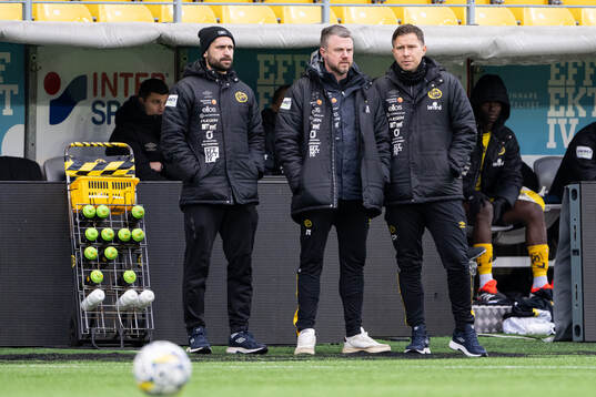 Elfsborgs assisterande tränare Emir Bajrami, manager Jimmy