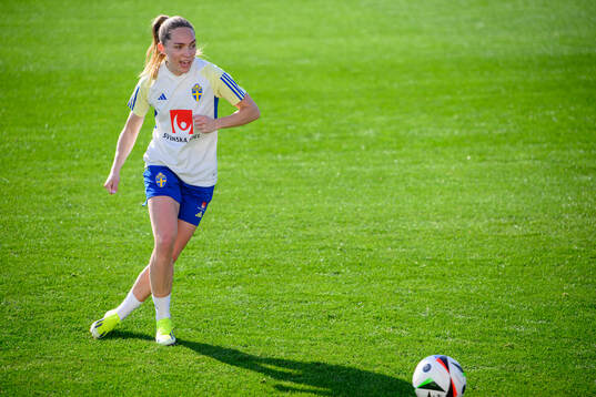 Elin Rubensson of Sweden of the women's national football