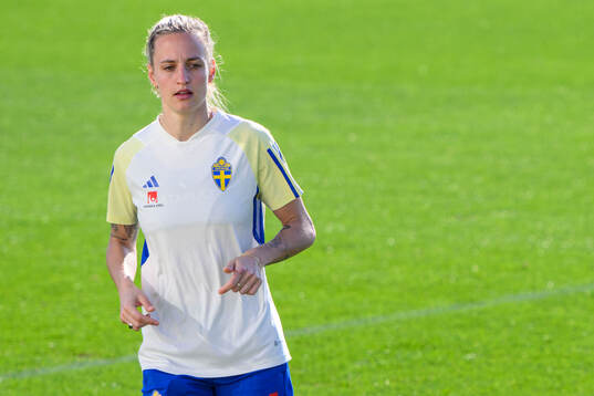 Nathalie Björn of Sweden of the women's national football