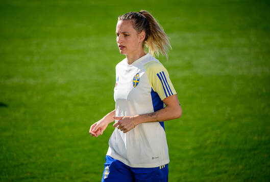 Nathalie Björn of Sweden of the women's national football