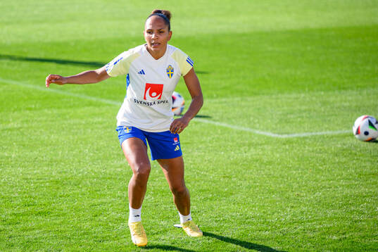 Madelen Janogy of Sweden of the women's national football