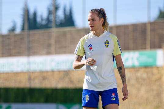 Nathalie Björn of Sweden of the women's national football