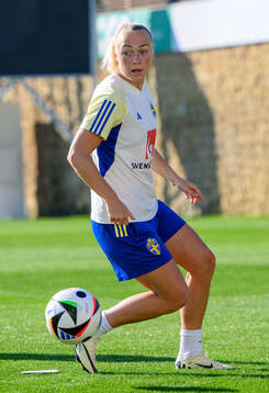 Hanna Bennison of Sweden of the women's national football