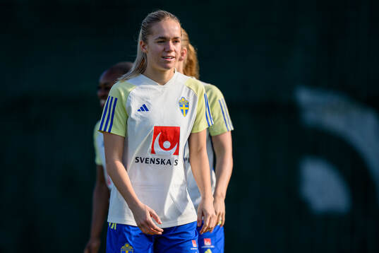 Hanna Lundkvist of Sweden of the women's national football